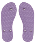 The Roxy Womens Viva Jelly Flip Flops in Purple