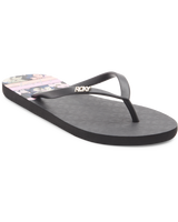 The Roxy Womens Viva Printed Flip Flops in Dusk Blue