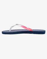 The Roxy Womens Viva Gradient Flip Flops in Navy & Orange