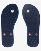 The Roxy Womens Viva Gradient Flip Flops in Navy & Orange