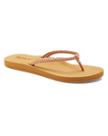 The Roxy Womens Costas II Flip Flops in Rose Gold