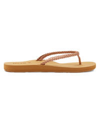 The Roxy Womens Costas II Flip Flops in Rose Gold