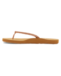 The Roxy Womens Costas II Flip Flops in Rose Gold