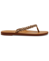 The Roxy Womens Rosalind Flip Flops in Gold