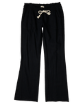 The Roxy Womens Oceanside Flared Trousers in True Black