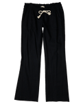 The Roxy Womens Oceanside Flared Trousers in True Black