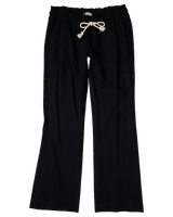 The Roxy Womens Oceanside Flared Trousers in True Black