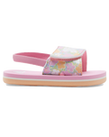 The Roxy Girls Girls Finn Flip Flops in White, Crazy Pink & Orange