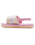 The Roxy Girls Girls Finn Flip Flops in White, Crazy Pink & Orange