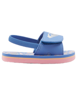 The Roxy Girls Girls Finn Flip Flops in Crazy Pink & Blue Radiance