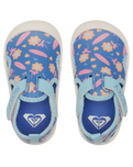 The Roxy Girls Girls Grom Shoes in Blue & Pink