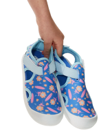 The Roxy Girls Girls Grom Shoes in Blue & Pink