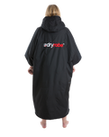 The Dryrobe Advance Short Sleeved in Black & Grey