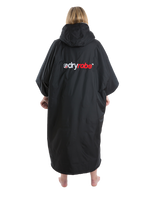 The Dryrobe Advance Short Sleeved in Black & Grey