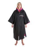 The Dryrobe Advance Short Sleeved (2022) in Black & Pink