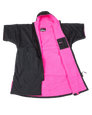 The Dryrobe Advance Short Sleeved (2022) in Black & Pink