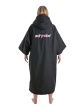 The Dryrobe Advance Short Sleeved (2022) in Black & Pink