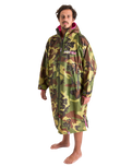 The Dryrobe Advance Long Sleeved (2022) in Camo & Grey