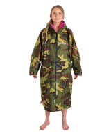 The Dryrobe Advance Long Sleeved (2022) in Camo & Pink