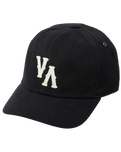 The RVCA Womens Dugout II Dad Cap in Black