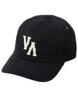 The RVCA Womens Dugout II Dad Cap in Black