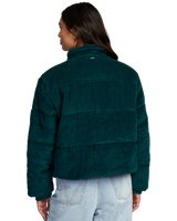 The RVCA Womens Eezeh Puffer Jacket in Ponderosa Pine