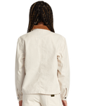 The RVCA Womens Recession Chore Jacket in Latte
