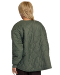 The RVCA Non Negotiable Reversible Jacket in Olive | Available at Anns Cottage