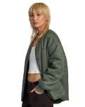 The RVCA Non Negotiable Reversible Jacket in Olive | Available at Anns Cottage