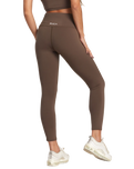 The RVCA Womens Superbad Leggings in Major Brown