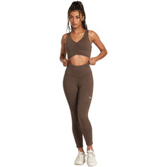 The RVCA Womens Superbad Leggings in Major Brown