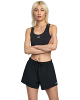 The RVCA Womens Essential Jogger Shorts in Black