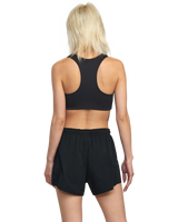 The RVCA Womens Essential Jogger Shorts in Black