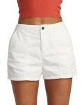 The RVCA Womens Daylight Walkshorts in Natural