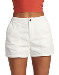 The RVCA Womens Daylight Walkshorts in Natural
