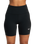 The RVCA Womens Essential Bike Shorts in Black