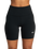 The RVCA Womens Essential Bike Shorts in Black