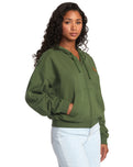 The RVCA Womens Court Hoodie in Leaf