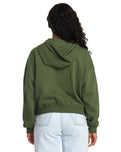 The RVCA Womens Court Hoodie in Leaf