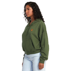 The RVCA Womens Court Hoodie in Leaf