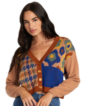 The RVCA Womens Happy Hour Cardigan in Multi