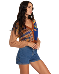 The RVCA Womens Happy Hour Cardigan in Multi