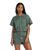 The RVCA Womens Cadet Playsuit in Jade