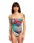 The RVCA Womens Sage Tubular Swimsuit in Multi