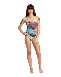 The RVCA Womens Sage Tubular Swimsuit in Multi