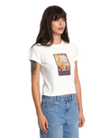 The RVCA Womens Sage T-Shirt in Vintage White