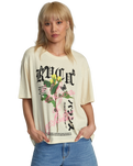 The RVCA Womens Midnight Kyoto T-Shirt in Latte