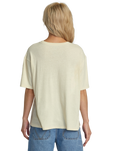 The RVCA Womens Midnight Kyoto T-Shirt in Latte