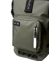 The RVCA Weld Backpack in Olive