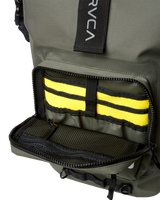 The RVCA Weld Backpack in Olive